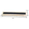 Black Leather Long One-Groove