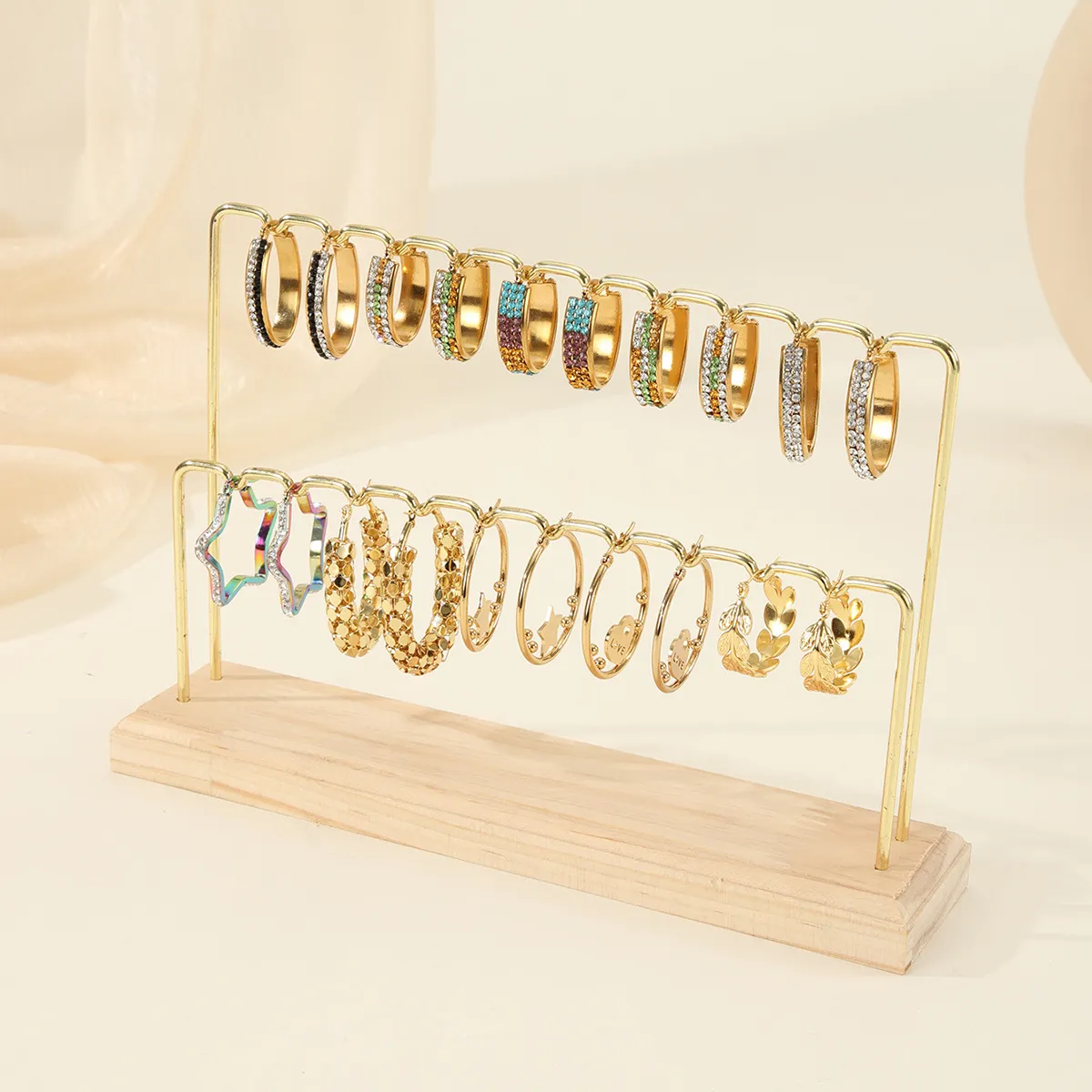 Multi-Layer Earrings Jewelry Display Rack