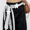 Five-Pointed Star Wave Point (Belt) White