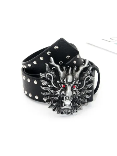 Fashion Hip-Hop Nail Cross Rivet Belt