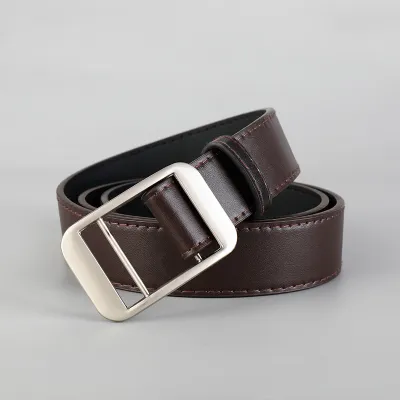Fashion Casual Solid Color Punch-Free Belt
