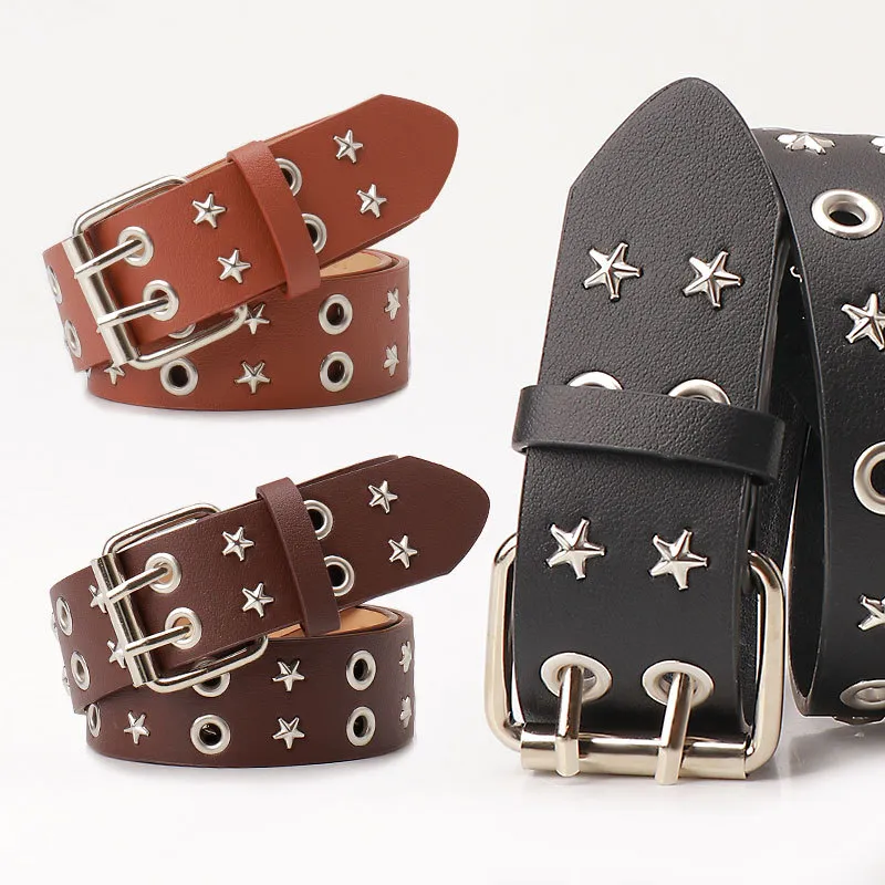 Women Fashion Punk Rivet Belt