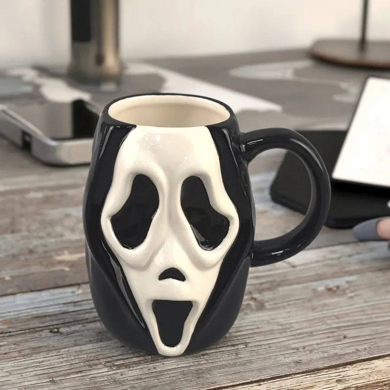 Halloween Horror Mask Mug Skull Ghost Water Mug