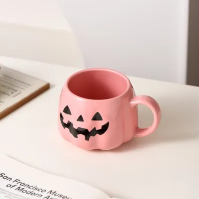 Halloween Fashion Creative Gift Pumpkin Mug Ceramic Cup