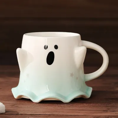 Halloween Fashion Creative Cute Ghost Ceramic Water Cup