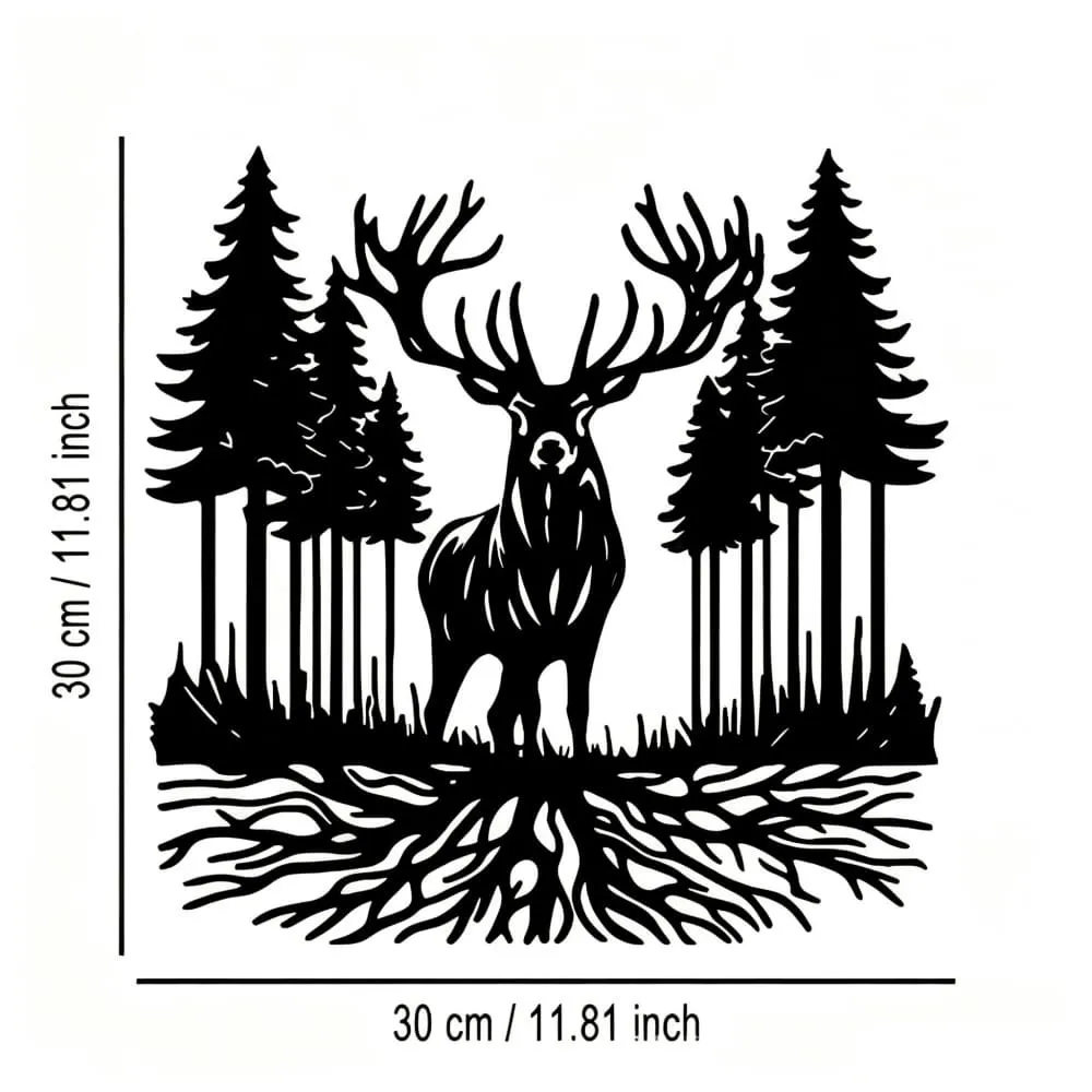 Wrought Iron Laser Cutting Wall Mural Home Decoration