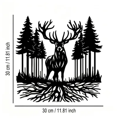 Wrought Iron Laser Cutting Wall Mural Home Decoration