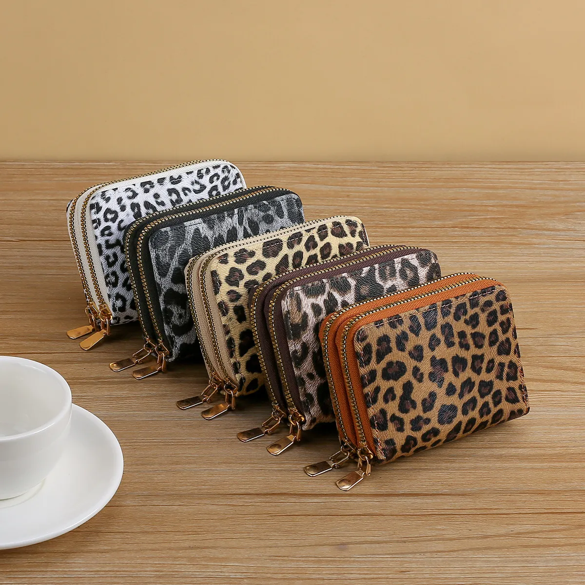 Fashion Leopard Multi Card Wallet