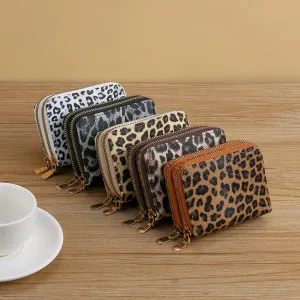 Fashion Leopard Multi Card Wallet