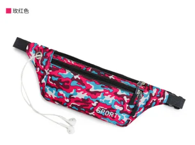 Outdoor Sports Camouflage Printed Waterproof Waist Bag