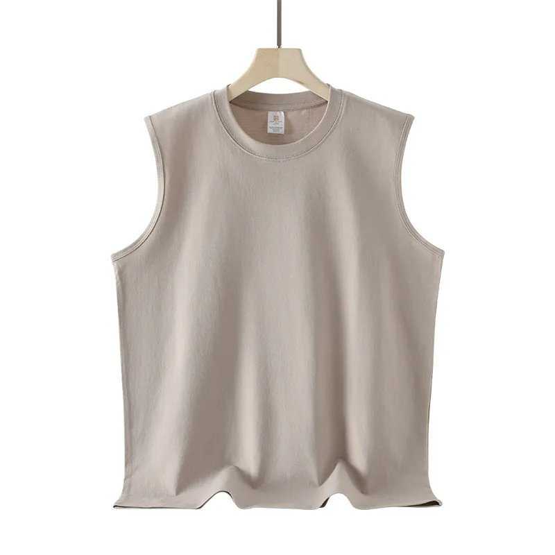 Men Fashion Casual Spring And Summer Solid Color Sleeveless Tank Top
