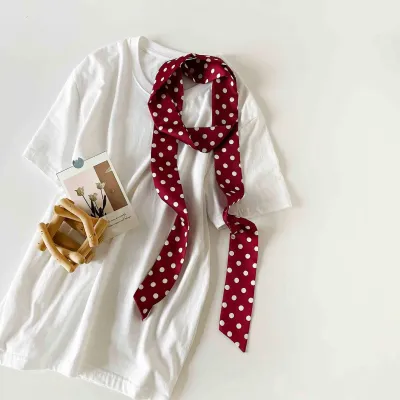 Fashion Leopard Wave Dot Printed Ribbon