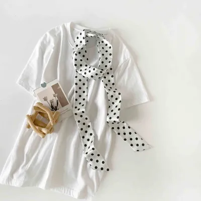 Fashion Leopard Wave Dot Printed Ribbon