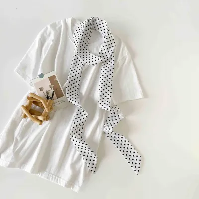 Fashion Leopard Wave Dot Printed Ribbon