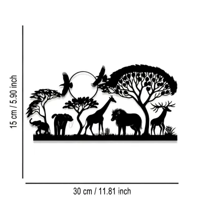 Wrought Iron Laser Cutting Wall Mural Home Decoration
