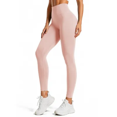 Women Fashion Casual Spring And Summer Solid Color High Elastic Quick-Drying Sports Leggings