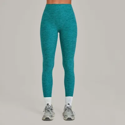 Women Fashion Autumn Sand Stitching Solid Color High Waist Quick-Drying Yoga Leggings