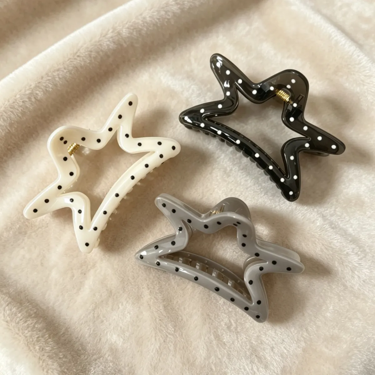 Fashion Wave Dot Print Star Hair Accessories