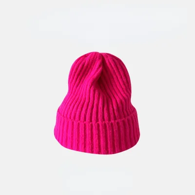 Fashion Casual Autumn And Winter Solid Color Thickened Warm Knitted Hat