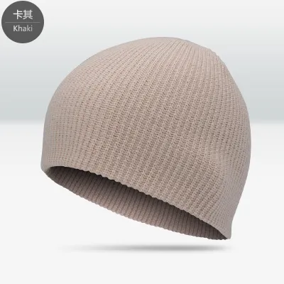 Fashion Casual Autumn And Winter Solid Color Thin Wool Knitted Hat