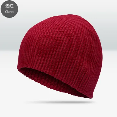 Fashion Casual Autumn And Winter Solid Color Thin Wool Knitted Hat