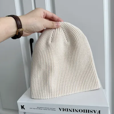 Fashion Solid Color Autumn And Winter Knitted Hat