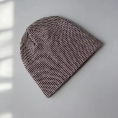 Fashion Solid Color Autumn And Winter Knitted Hat