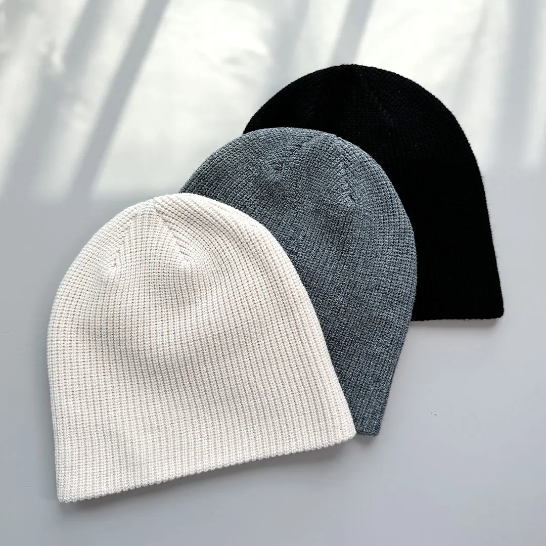 Fashion Solid Color Autumn And Winter Knitted Hat