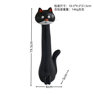 Fashion Cute Siamese Cat Flower Resin Vase Crafts Ornaments