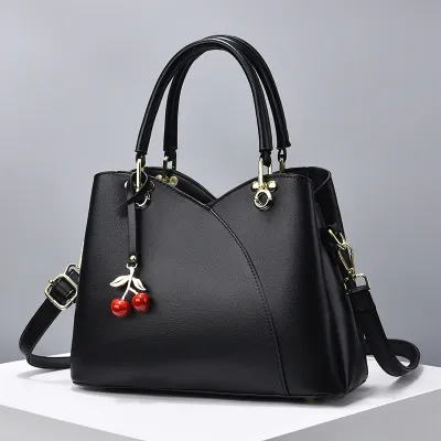 Women Fashion Casual Solid Color Large Capacity Handbag