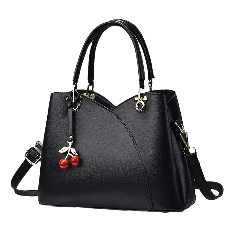 Women Fashion Casual Solid Color Large Capacity Handbag