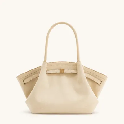 Women Fashion Casual Solid Color Suede Large Capacity Handbag