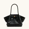 Black Crocodile Pattern Large