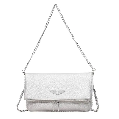 Women Fashion Casual Retro Solid Color Small Square Chain Shoulder Bag