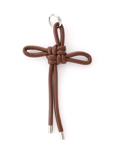 Women Fashion Solid Color Hand-Woven Ruyi Knot Keychain
