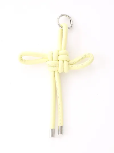 Women Fashion Solid Color Hand-Woven Ruyi Knot Keychain