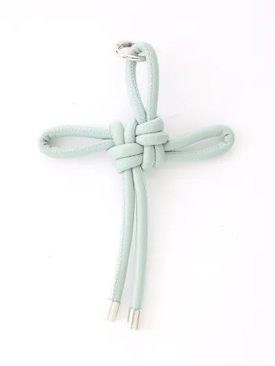 Women Fashion Solid Color Hand-Woven Ruyi Knot Keychain