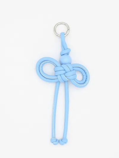 Women Fashion Solid Color Hand-Woven Ruyi Knot Keychain