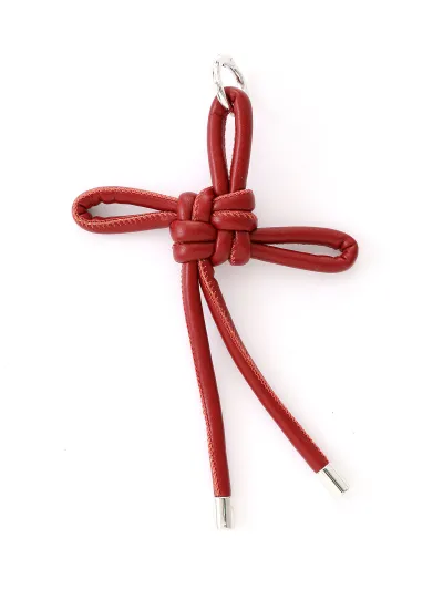 Women Fashion Solid Color Hand-Woven Ruyi Knot Keychain