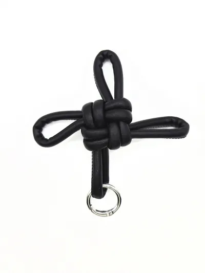 Women Fashion Solid Color Hand-Woven Ruyi Knot Keychain