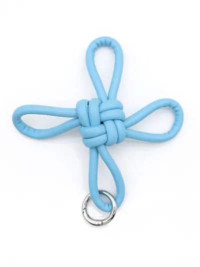 Women Fashion Solid Color Hand-Woven Ruyi Knot Keychain
