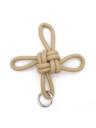 Women Fashion Solid Color Hand-Woven Ruyi Knot Keychain