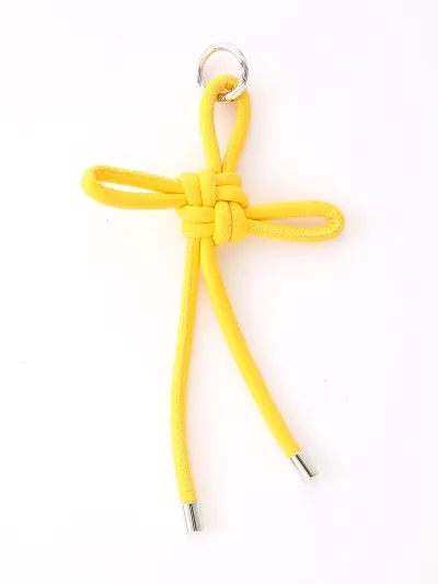 Women Fashion Solid Color Hand-Woven Ruyi Knot Keychain