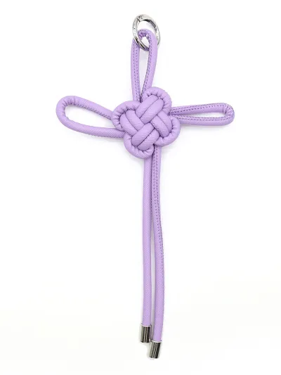Women Fashion Solid Color Hand-Woven Ruyi Knot Keychain