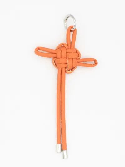 Women Fashion Solid Color Hand-Woven Ruyi Knot Keychain