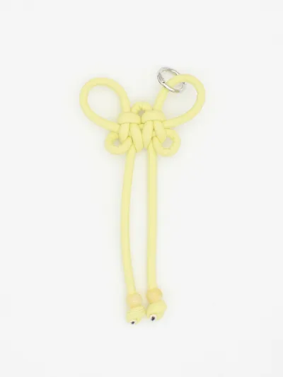 Women Fashion Solid Color Hand-Woven Ruyi Knot Keychain