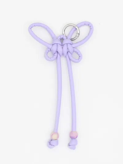 Women Fashion Solid Color Hand-Woven Ruyi Knot Keychain