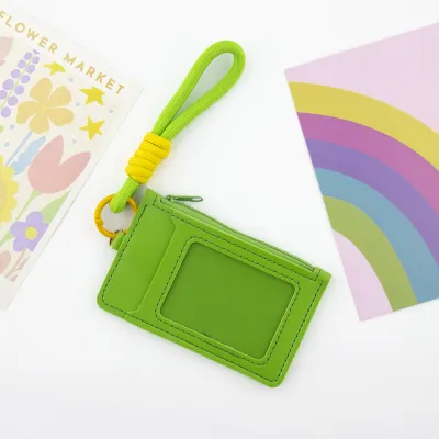 Fashion Cute Solid Color Card Bag Coin Purse