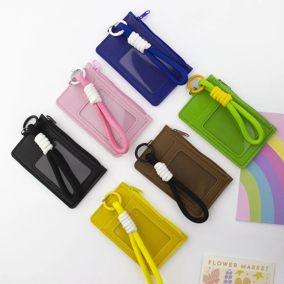 Fashion Cute Solid Color Card Bag Coin Purse