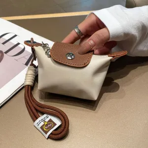 Women Fashion Mini Nylon Dumpling Bag Coin Purse